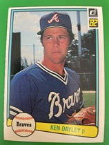 1982 Donruss Base Set #501 Ken Dayley