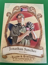 2009 Topps Allen & Ginter National Pride #NP25 Jonathan Sanchez