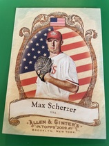 2009 Topps Allen & Ginter National Pride #NP49 Max Scherzer