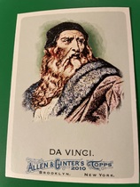 2010 Topps Allen & Ginter #78 Leonardo Da Vinci