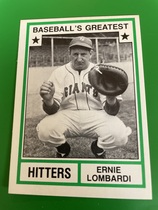 1982 TCMA Greatest Hitters White Backs #39 Ernie Lombardi