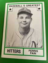 1982 TCMA Greatest Hitters White Backs #43 Ferris Fain