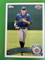 2011 Topps Pro Debut #195 Matt Den Dekker