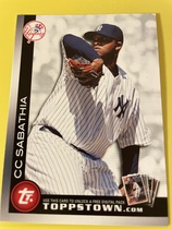 2010 Topps Ticket to Topps Town #TTT23 Cc Sabathia