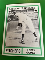 1982 TCMA Greatest Pitchers White Backs #20 Lefty Gomez