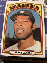 1972 Topps Base Set #387 Horace Clarke