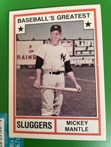 1982 TCMA Greatest Sluggers White Backs #3 Mickey Mantle