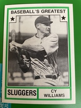 1982 TCMA Greatest Sluggers White Backs #40 Cy Williams