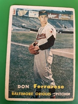 1957 Topps Base Set #146 Don Ferrarese