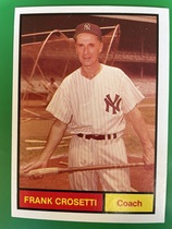 1982 Galasso 1961 World Champions New York Yankees #6 Frankie Crosetti