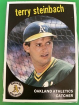 1989 Baseball Card Magazine #57 Terry Steinbach