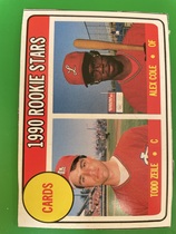 1990 Baseball Card Magazine #31 Alex Cole|Todd Zeile