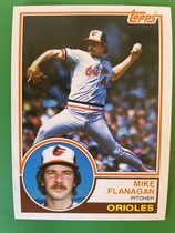 1983 Topps Base Set #445 Mike Flanagan