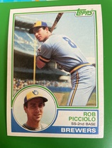 1983 Topps Base Set #476 Rob Picciolo