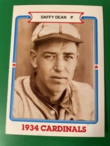 1987 TCMA Cardinals 1934 #2 Daffy Dean