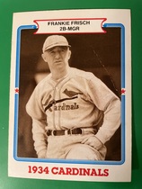 1987 TCMA Cardinals 1934 #5 Frankie Frisch