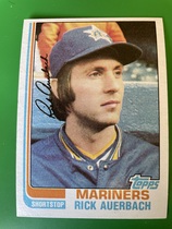 1982 Topps Base Set #72 Rick Auerbach