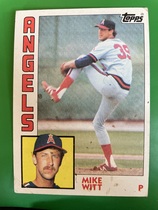 1984 Topps Base Set #499 Mike Witt