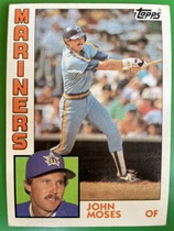 1984 Topps Base Set #517 John Moses