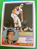 1983 Topps Base Set #541 Britt Burns