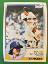 1983 Topps Base Set #539 Roger Erickson