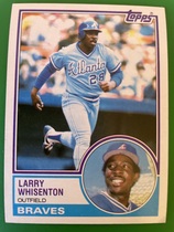1983 Topps Base Set #544 Larry Whisenton