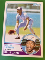 1983 Topps Base Set #556 Willie Upshaw