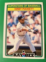 1988 Topps Kay-Bee Superstars of Baseball #23 Kirby Puckett