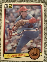 1983 Donruss Base Set #621 John Stuper