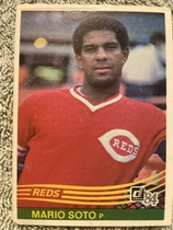 1984 Donruss Base Set #428 Mario Soto