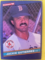 1986 Donruss Base Set #335 Jackie Gutierrez