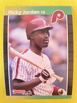1989 Donruss Base Set #624 Ricky Jordan