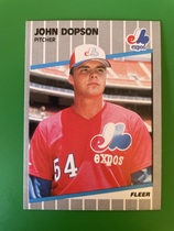 1989 Fleer Base Set #373 John Dopson