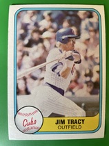 1981 Fleer Base Set #308 Jim Tracy