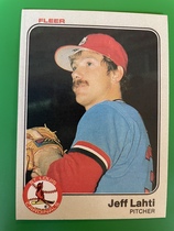 1983 Fleer Base Set #12 Jeff Lahti