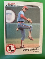 1983 Fleer Base Set #14 Dave LaPoint
