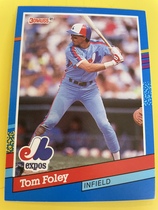1991 Donruss Base Set #180 Tom Foley