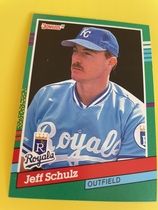 1991 Donruss Base Set #687 Jeff Schulz