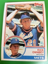 1983 Topps Base Set #739 Rick Ownbey
