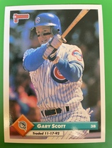 1993 Donruss Base Set #750 Gary Scott