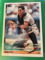 1994 Topps Base Set #30 Kirt Manwaring