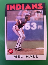 1986 Topps Base Set #647 Mel Hall