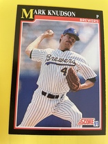 1991 Score Base Set #239 Mark Knudson