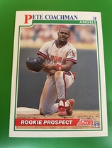 1991 Score Base Set #344 Pete Coachman