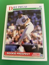 1991 Score Base Set #378 Dave Pavlas