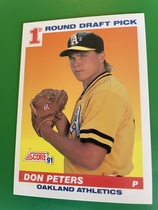 1991 Score Base Set #381 Don Peters
