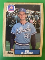 1987 Topps Base Set #159 Ed Olwine