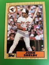 1987 Topps Base Set #208 John Shelby