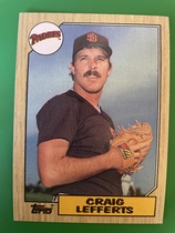 1987 Topps Base Set #501 Craig Lefferts