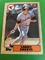 1987 Topps Base Set #552 Larry Sheets